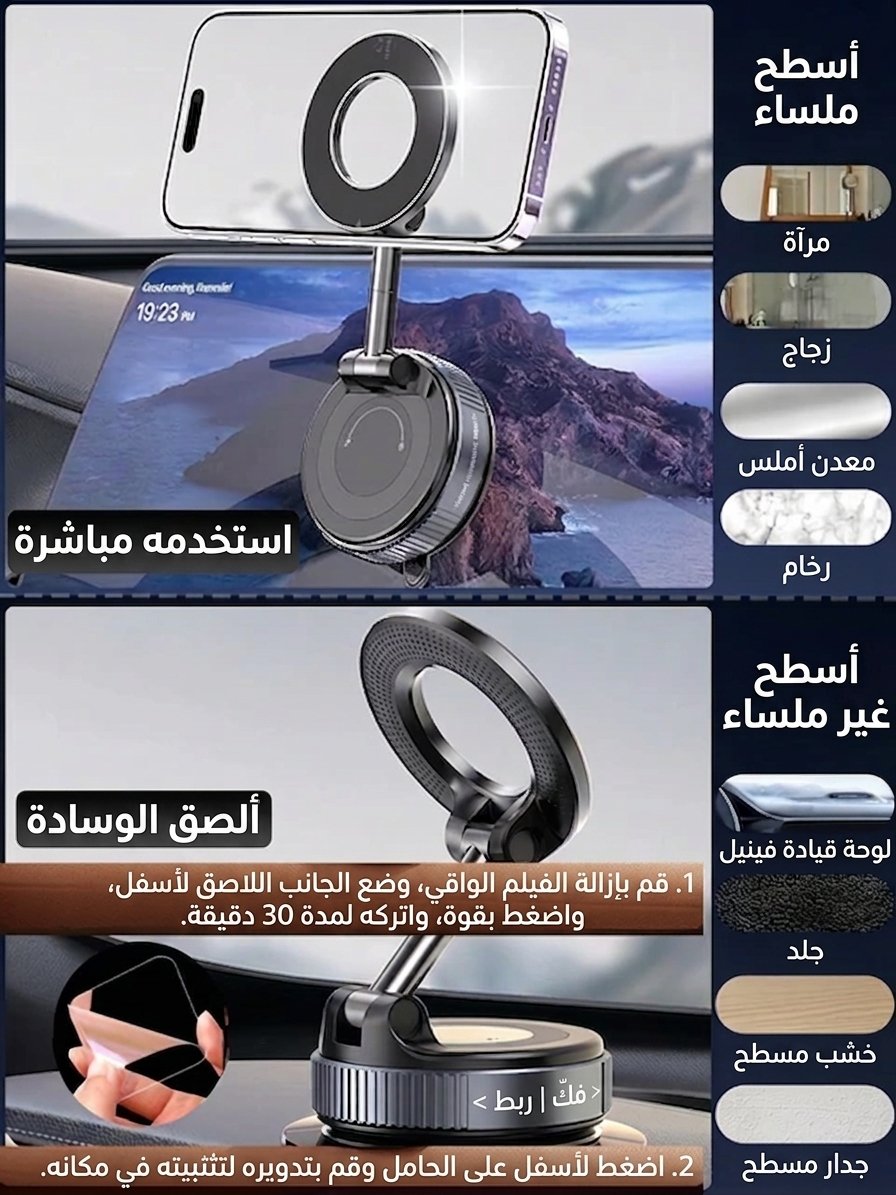 الأسطح الملساء والأسطح غير الملساء مع اللاصق
